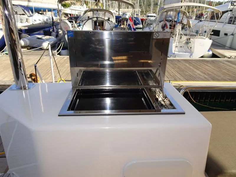 Pax, a Dufour 48 Catamaran catamaran at Primošten, Croatia