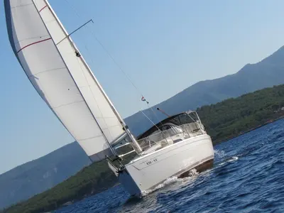 Jelsa, a Bavaria 31 Cruiser sailboat at Split, Croatia