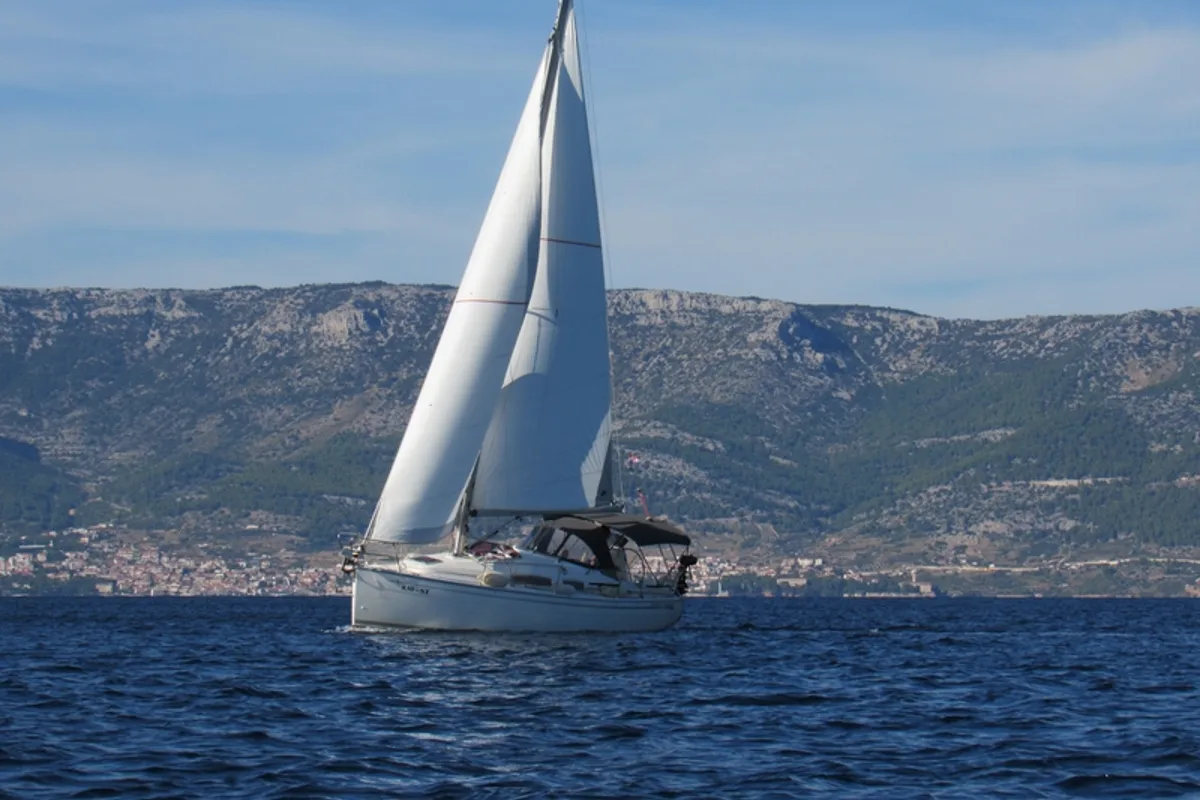 Jelsa, a Bavaria 31 Cruiser sailboat at Split, Croatia
