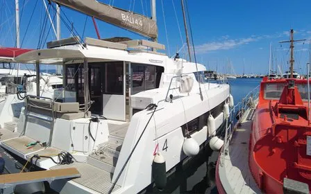 Exterior view of Seasight, a Bali 4.4 catamaran at Ajaccio, France