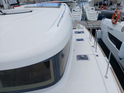 Deck of Uiara, a Lagoon 42 catamaran at Alameda, United States