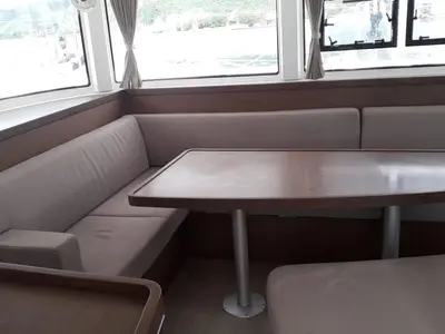 Salon of Uiara, a Lagoon 42 catamaran at Alameda, United States