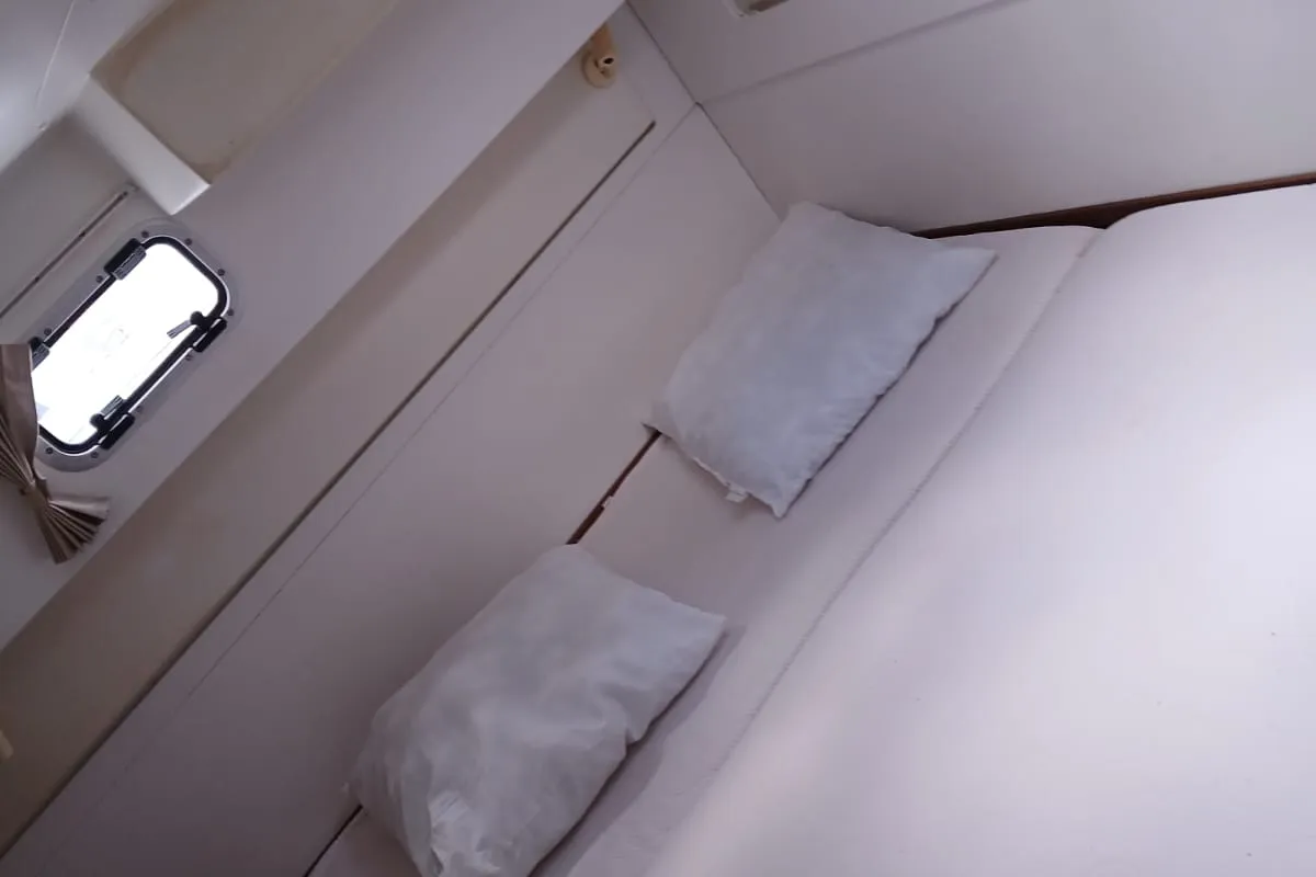 Cabin on Uiara, a Lagoon 42 catamaran at Alameda, United States