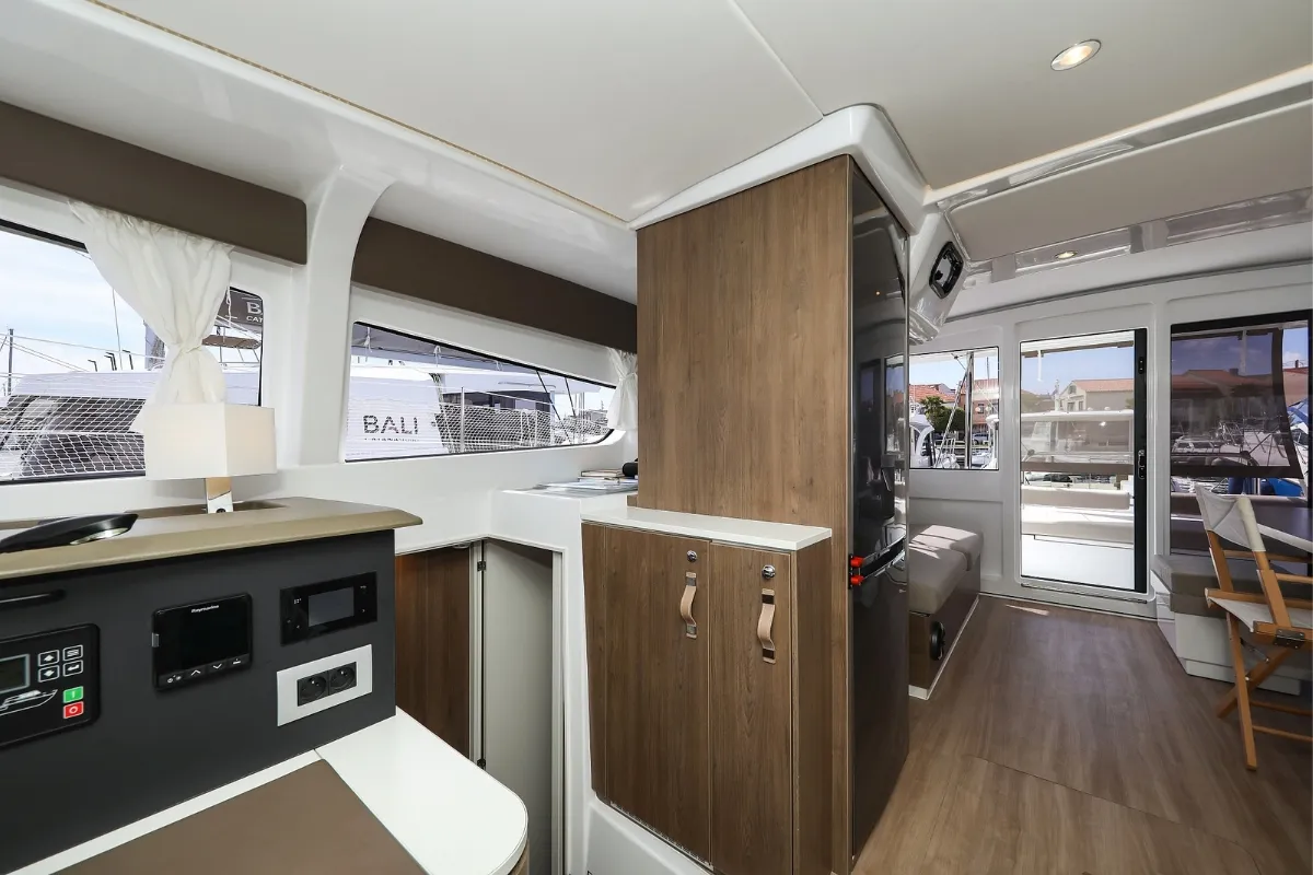 Supernova, a Bali 4.2 catamaran at Grad Biograd na Moru, Croatia