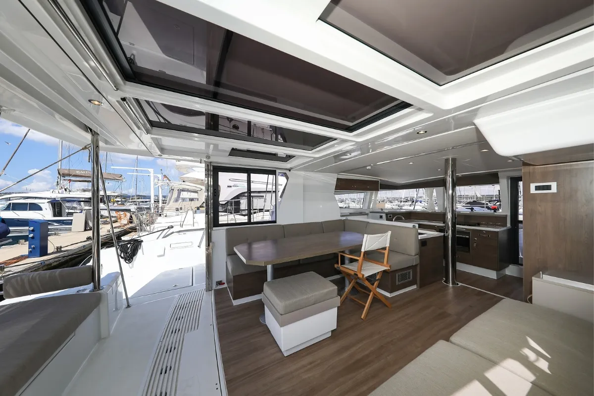 Supernova, a Bali 4.2 catamaran at Grad Biograd na Moru, Croatia