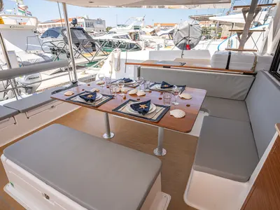 LoveMarine, a Dufour 48 Catamaran catamaran at Pirovac, Croatia