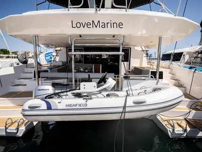 LoveMarine, a Dufour 48 Catamaran catamaran at Pirovac, Croatia
