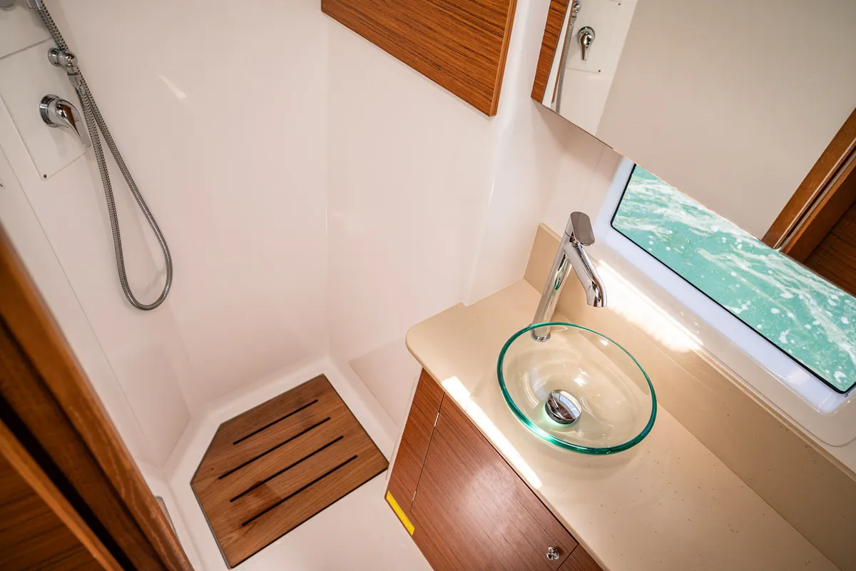 LoveMarine, a Dufour 48 Catamaran catamaran at Pirovac, Croatia