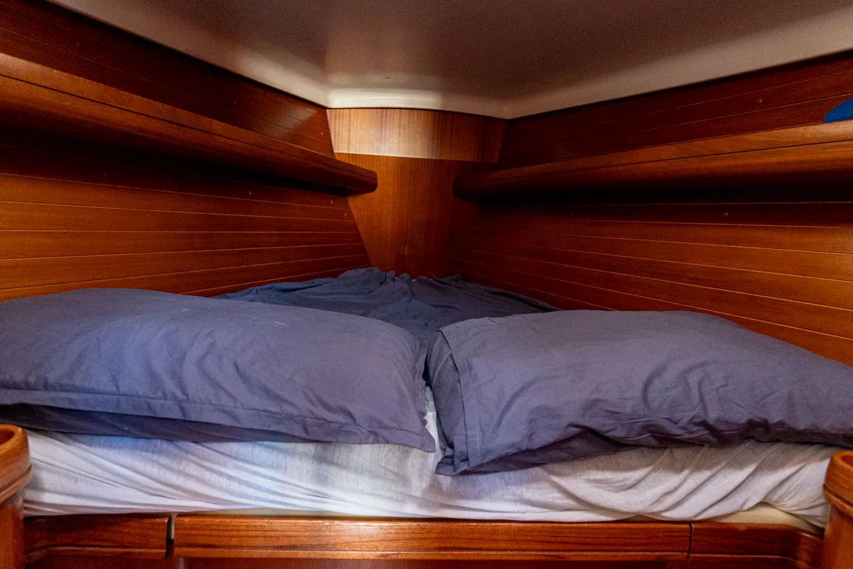 Cabin on Classic, a Elan 40 sailboat at Split, Croatia