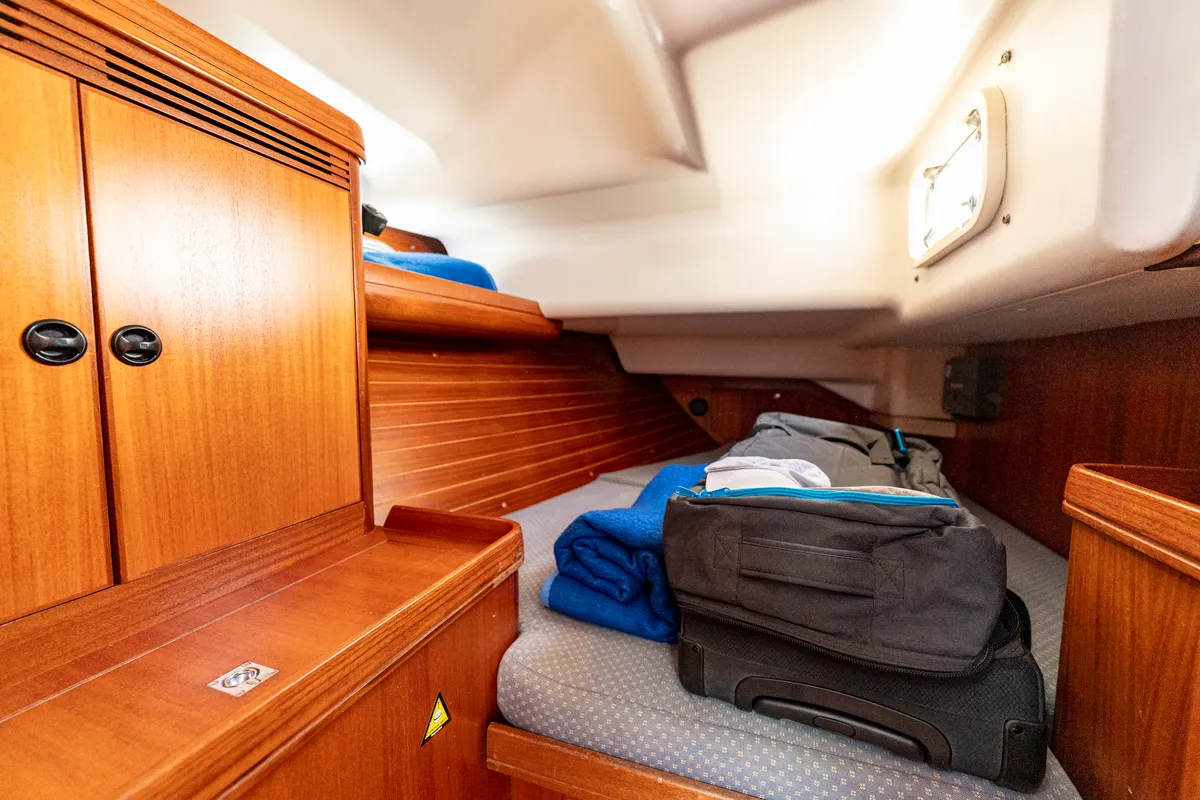 Cabin on Classic, a Elan 40 sailboat at Split, Croatia