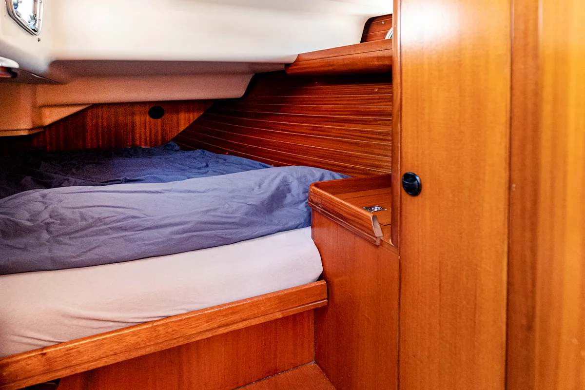 Cabin on Classic, a Elan 40 sailboat at Split, Croatia