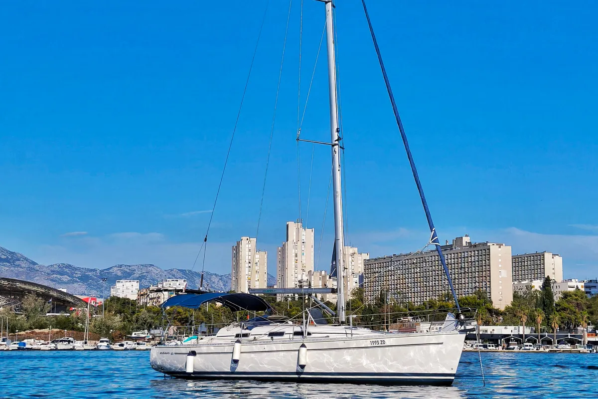 Exterior view of Classic, a Elan 40 sailboat at Split, Croatia