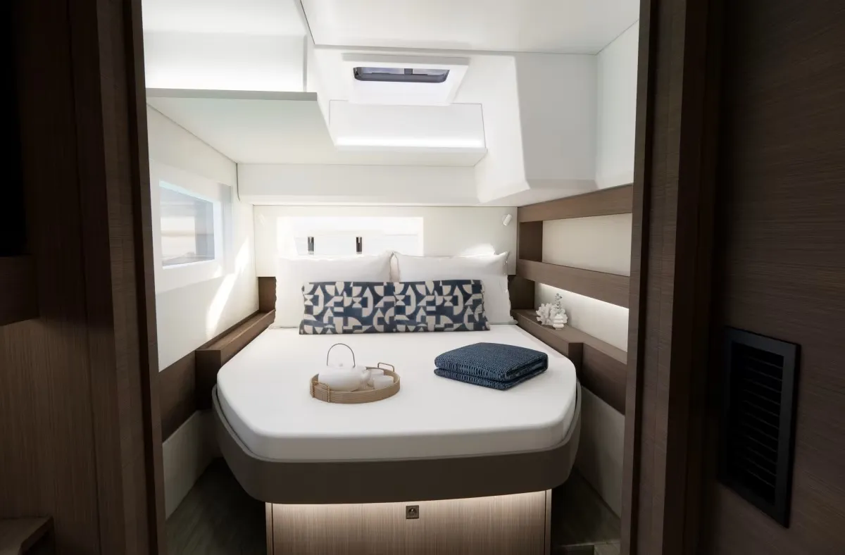 Moorings 4300 - 3 Exclusive Plus, a Leopard 43 catamaran at Grand Anse, Grenada