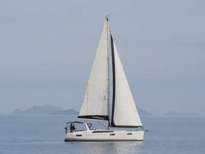Tureis, a Beneteau Oceanis 41.1 sailboat at Kos, Greece
