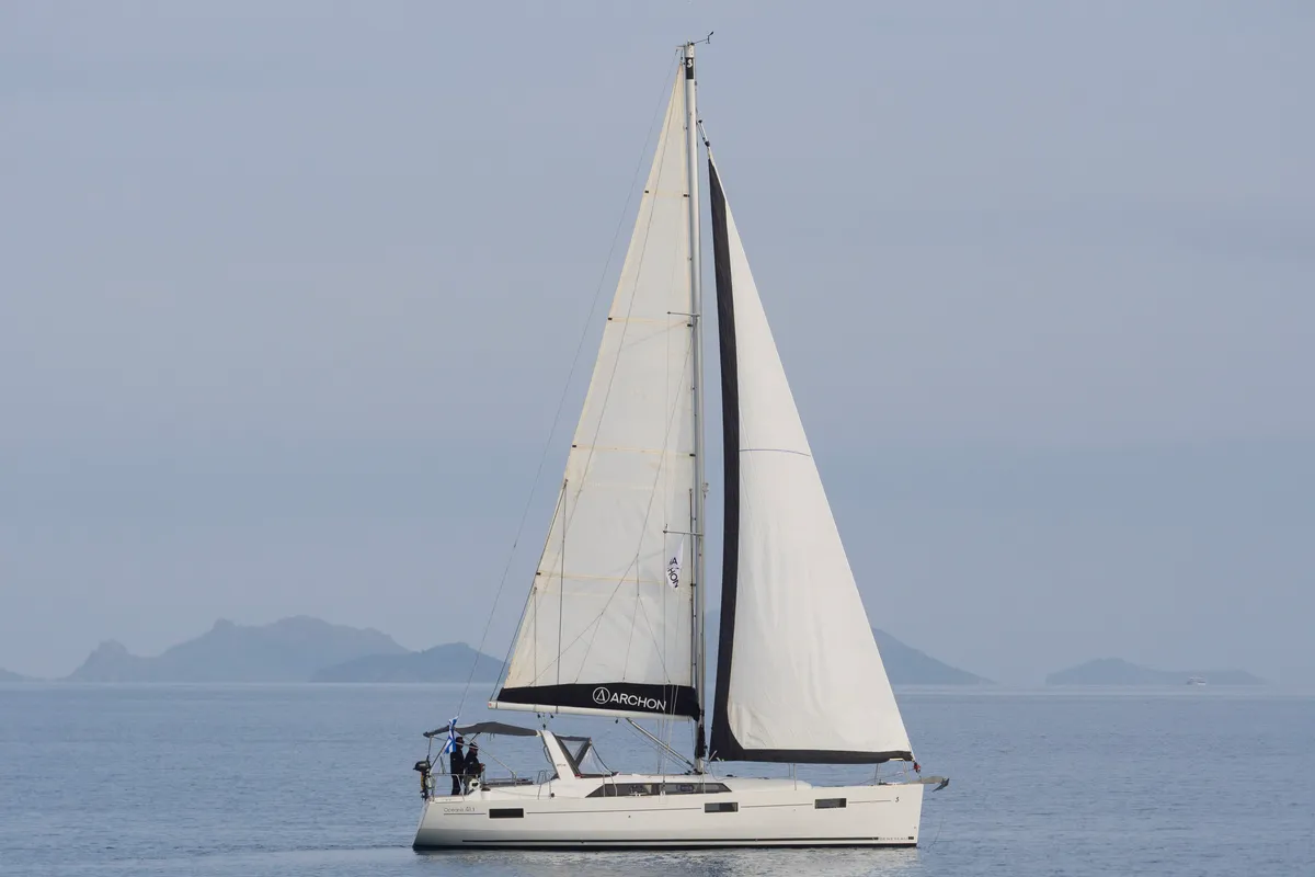 Tureis, a Beneteau Oceanis 41.1 sailboat at Kos, Greece