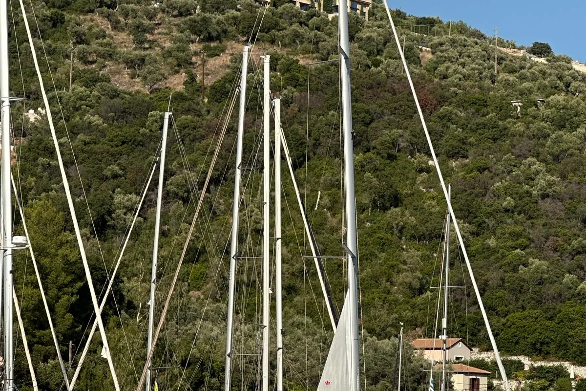 461 OCEAN BOULEVARD, a Bavaria C46 sailboat at Municipal Unit of Apollonioi, Greece