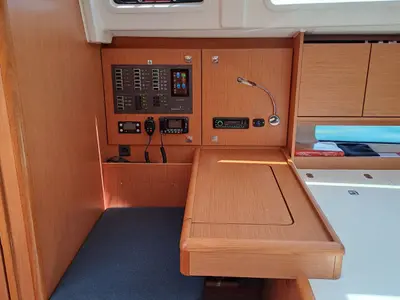 Salon of 461 OCEAN BOULEVARD, a Bavaria C46 sailboat at Municipal Unit of Apollonioi, Greece