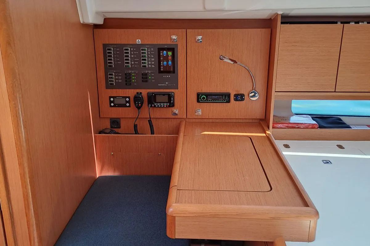 Salon of 461 OCEAN BOULEVARD, a Bavaria C46 sailboat at Municipal Unit of Apollonioi, Greece