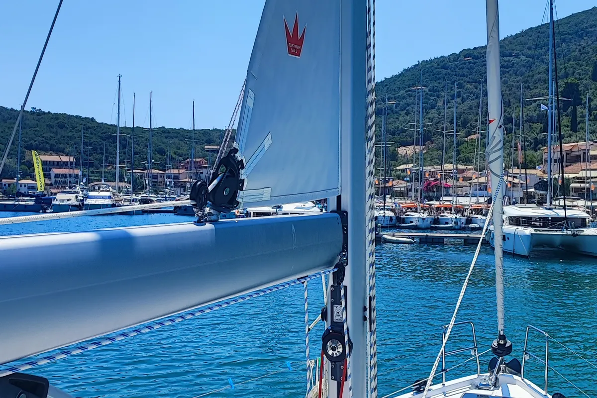 461 OCEAN BOULEVARD, a Bavaria C46 sailboat at Municipal Unit of Apollonioi, Greece