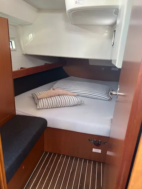 Cabin on Barbera, a Bavaria Cruiser 41 sailboat at Seget Donji, Croatia