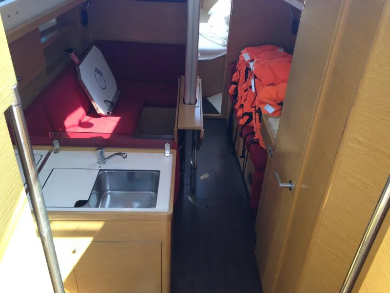 Salon of Yankee, a Elan 350 sailboat at Grad Biograd na Moru, Croatia