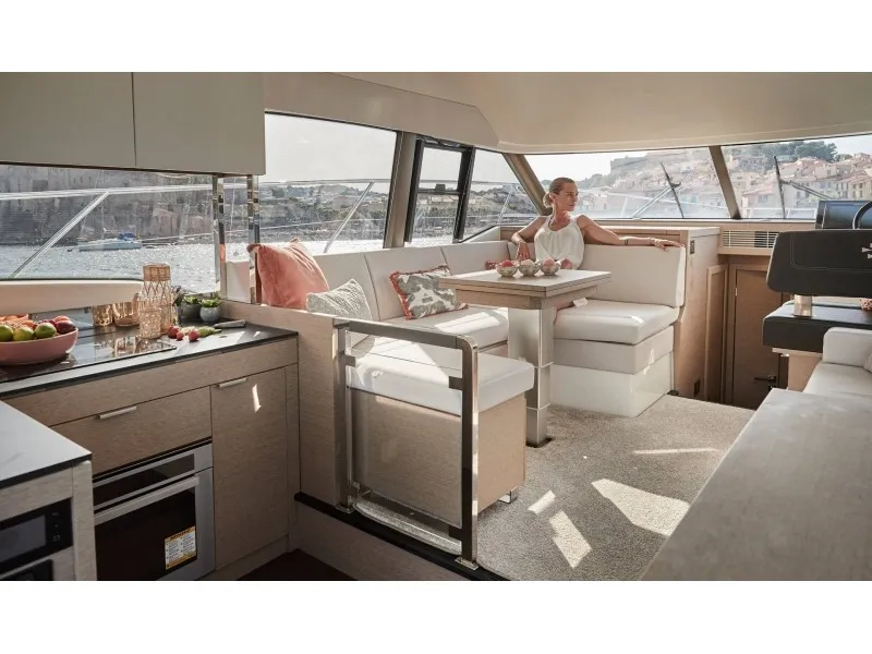 Martin, a Jeanneau Prestige 420 Fly motor yacht at Split, Croatia
