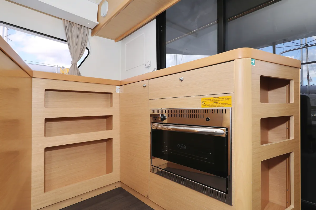 Galley of Demi Doux, a Lagoon 42 catamaran at Grad Trogir, Croatia