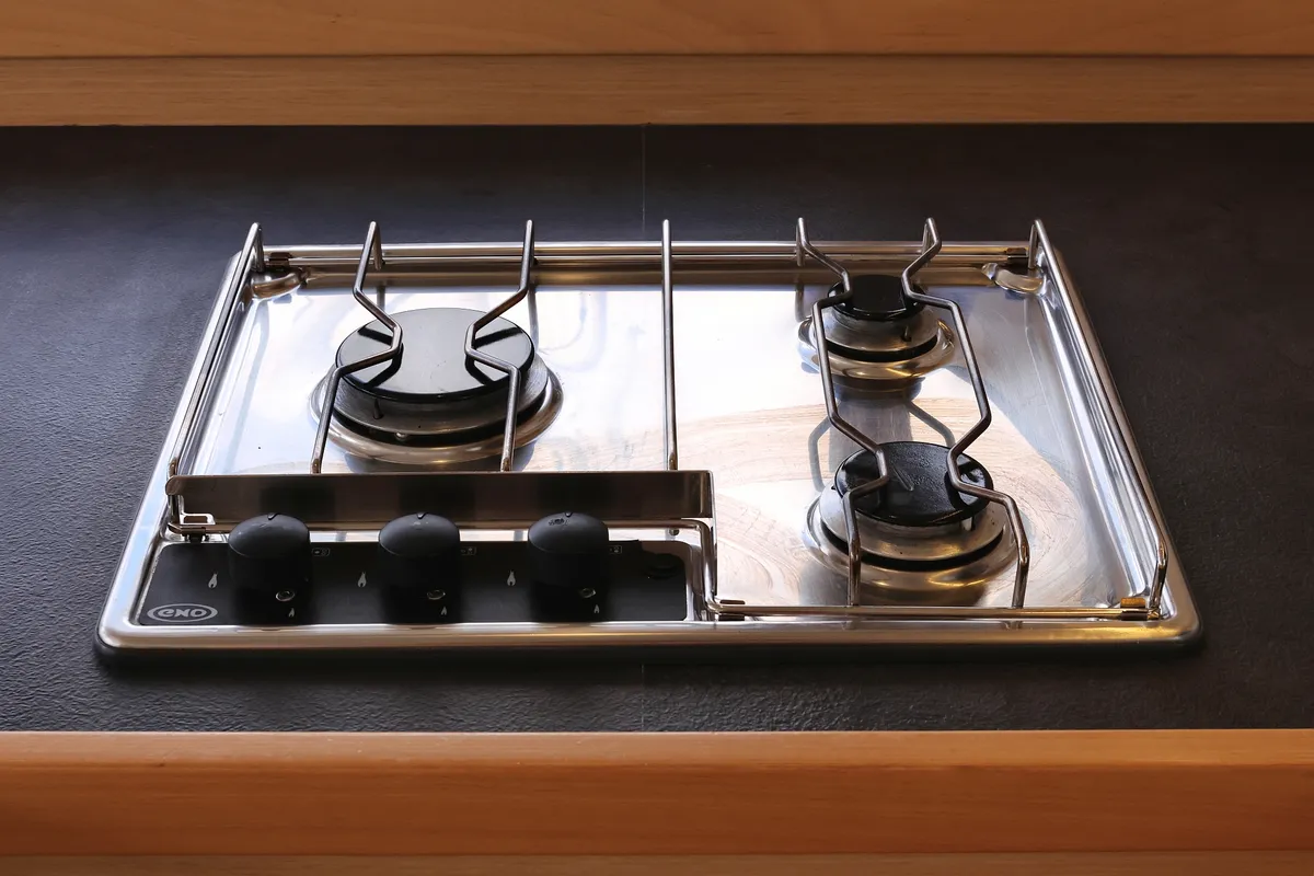 Galley of Demi Doux, a Lagoon 42 catamaran at Grad Trogir, Croatia