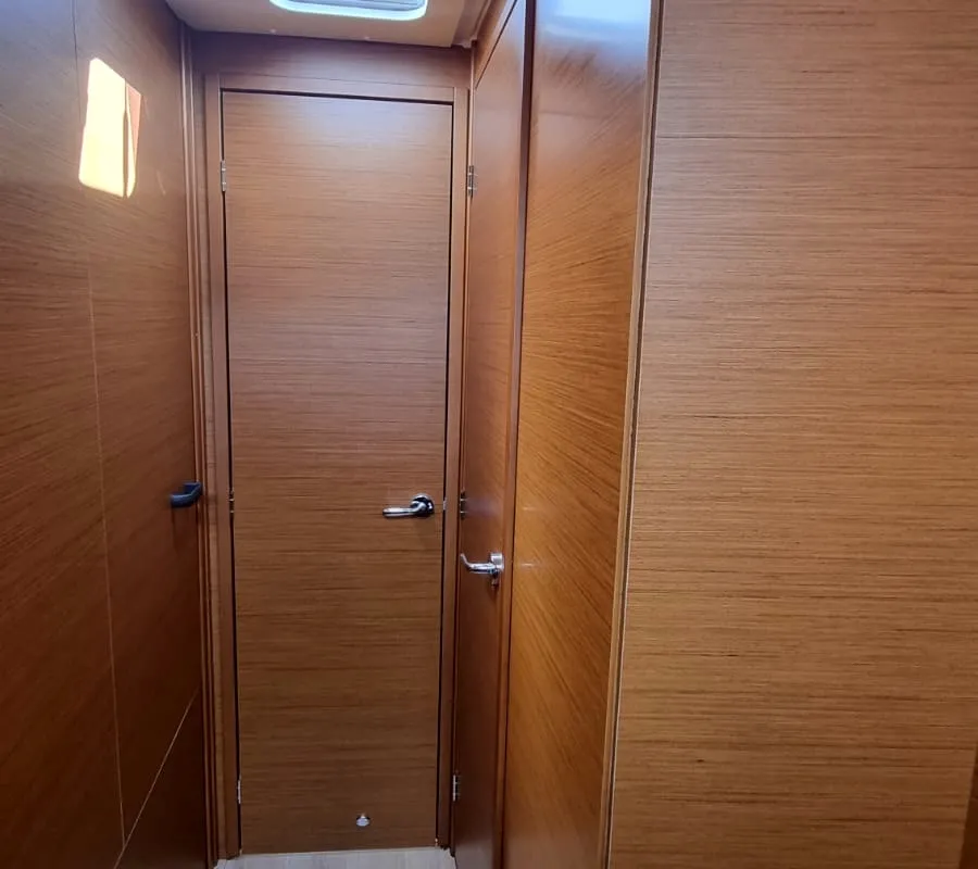Izzy, a Jeanneau Sun Odyssey 490 sailboat at Rogač, Croatia