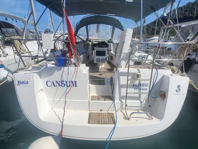 Classic, a Beneteau Oceanis 40 sailboat at Fethiye, Turkey