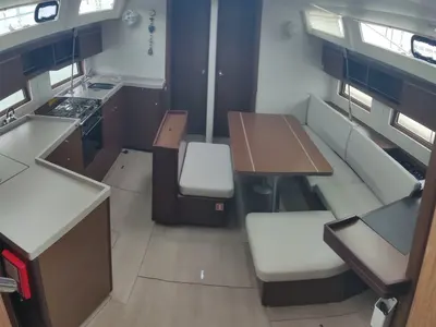 Evgenia, a Beneteau Oceanis 46.1 sailboat at Keramoti, Greece
