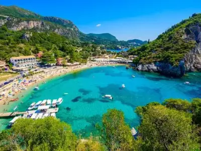 Agios Spyridon Bay in Municipal Unit of Kranidi, Greece