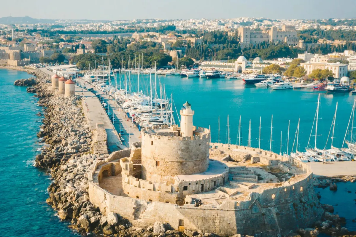 Tourist Port, marina in Municipal Unit of Rhodes, Greece — photo 2