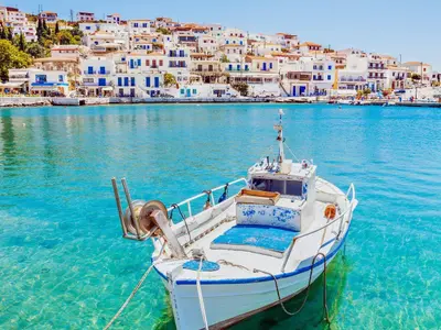 Batsi Marina in Batsi, Greece — photo 2