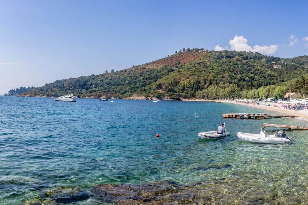 Kerasia Bay in Kassopaia Municipal Unit, Greece