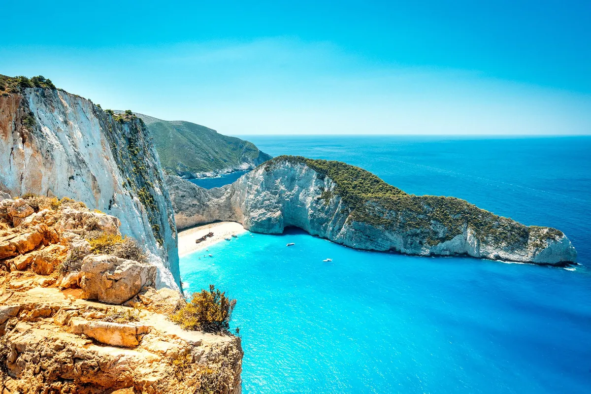 Navagio Bay in Elaties Municipal Unit, Greece — photo 2