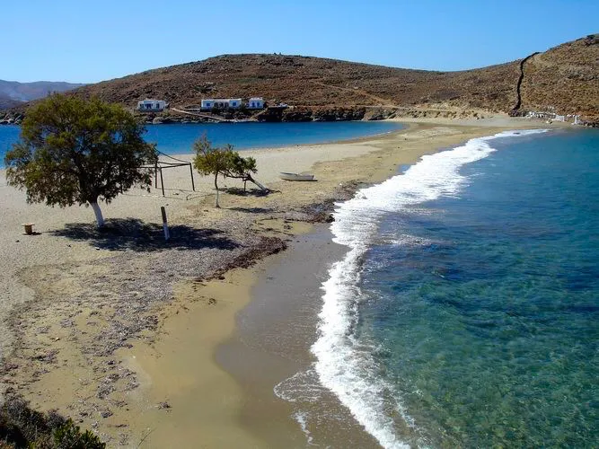 Ormos Pethamenos, bay in Μέριχας, Greece — photo 2