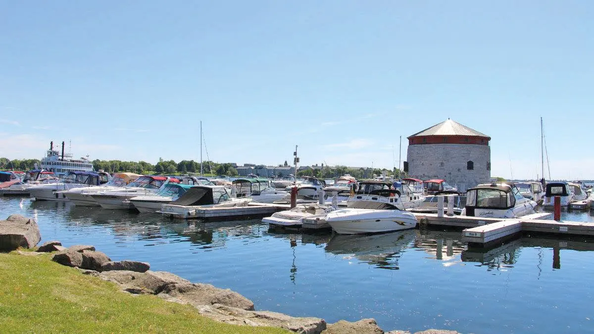 Confederation Basin Marina in Kingston, Canada