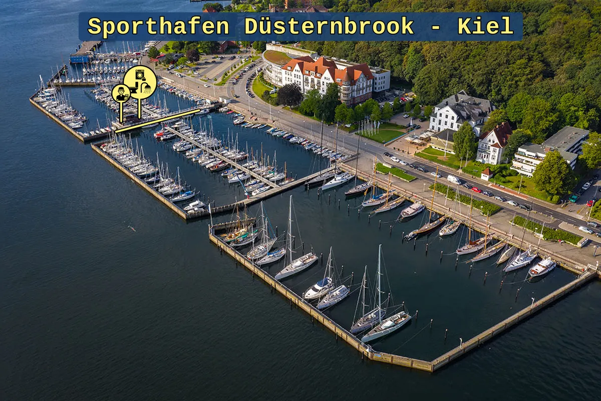 Sporthafen Düsternbrook, marina in Kiel, Germany