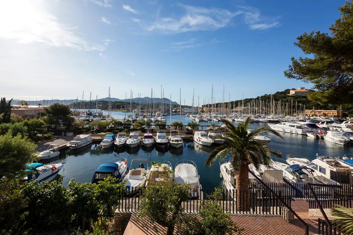 Port Saint-Pierre des Embiez, marina in Six-Fours-les-Plages, France