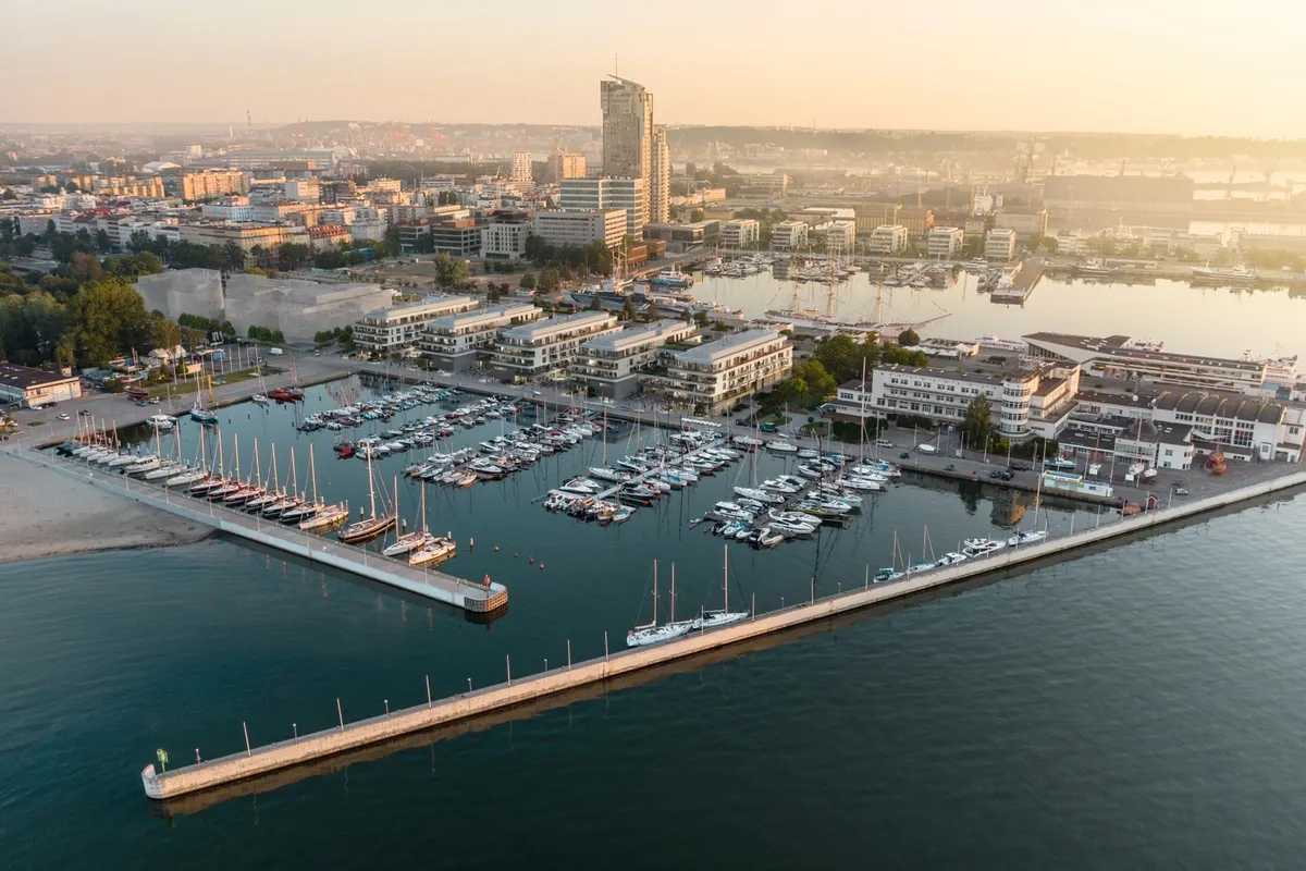 Gdynia Marina in Gdynia, Poland
