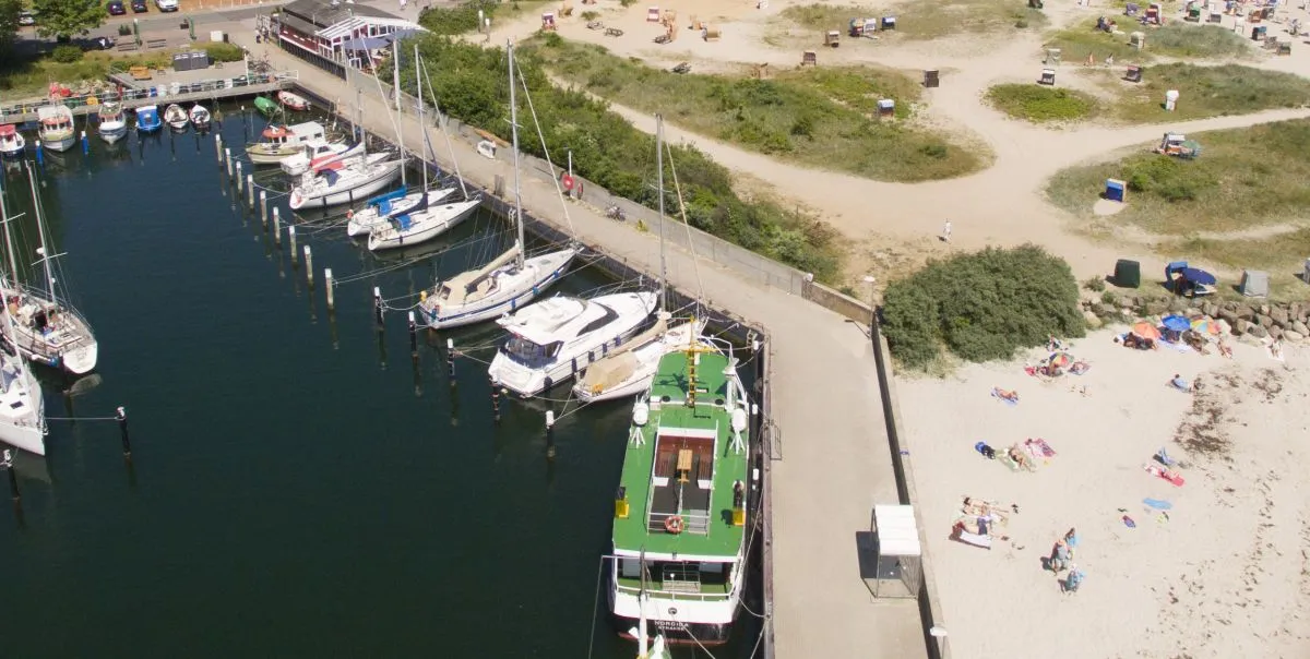 Hafen Strande, marina in Strande, Germany