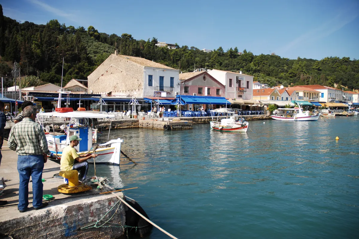 Port of Katakolo, marina in Municipality of Pyrgos, Greece