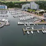 Yacht Hafen Damp