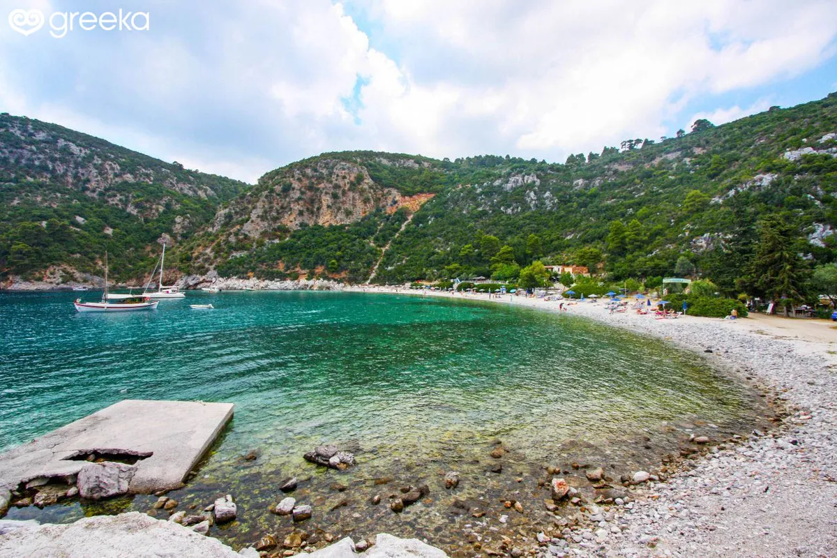 Limnonari Bay in Αλικιάς, Greece — photo 3