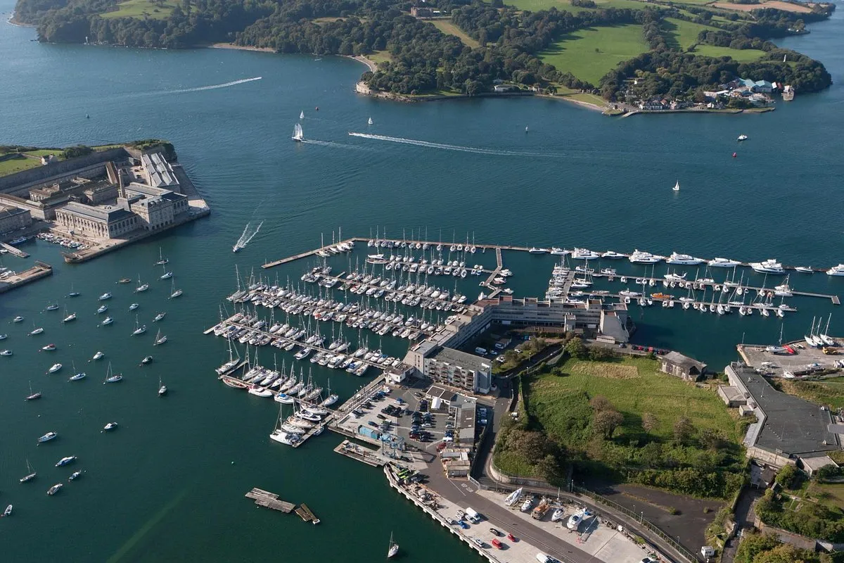 Mayflower Marina in Plymouth, United Kingdom