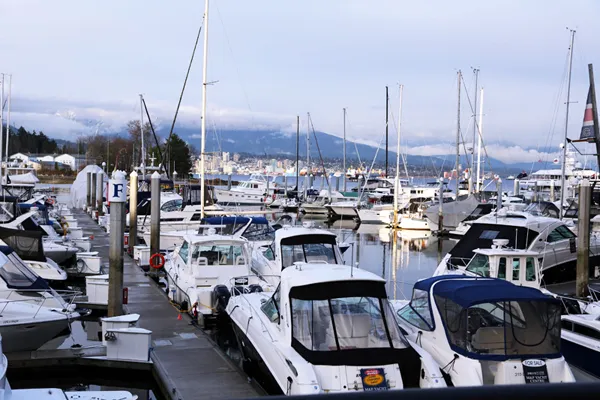 Coal Harbour Marina in Vancouver, Canada