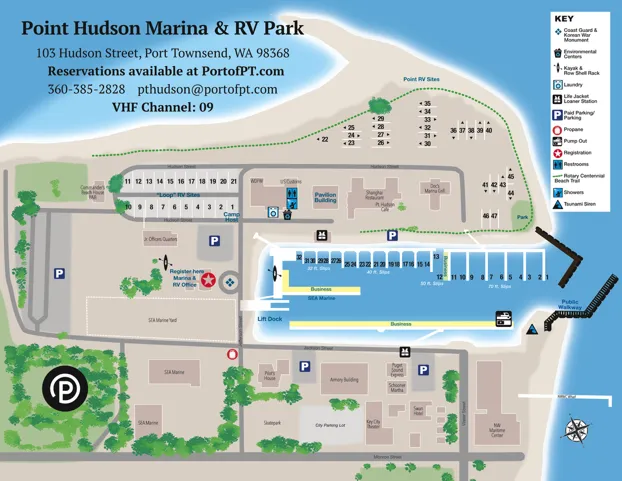 Point Hudson Marina in Port Townsend, United States