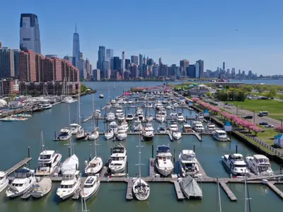 Liberty Landing Marina in Jersey City, United States
