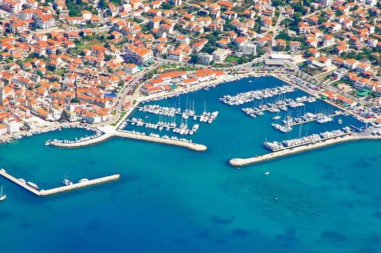 Vodice Marina in Grad Vodice, Croatia